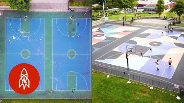 Turning Basketball Courts Into Works of Art