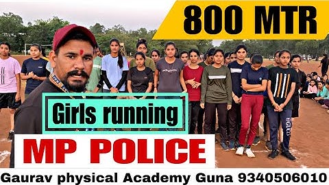 800m Girls Running MP Police || 2 Min 56 Sec || 20 दिन मे 40 Number हो गए पूरे