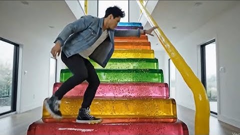 12 minutes Which Ai staircase would you choose? ASMR relaxation video VEO3 satisfying relaxing sleep