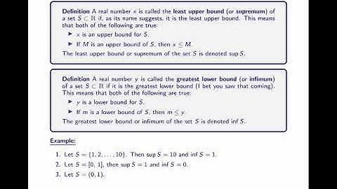 Building the Reals - The Least Upper Bound (or Completeness) Property  Axiom
