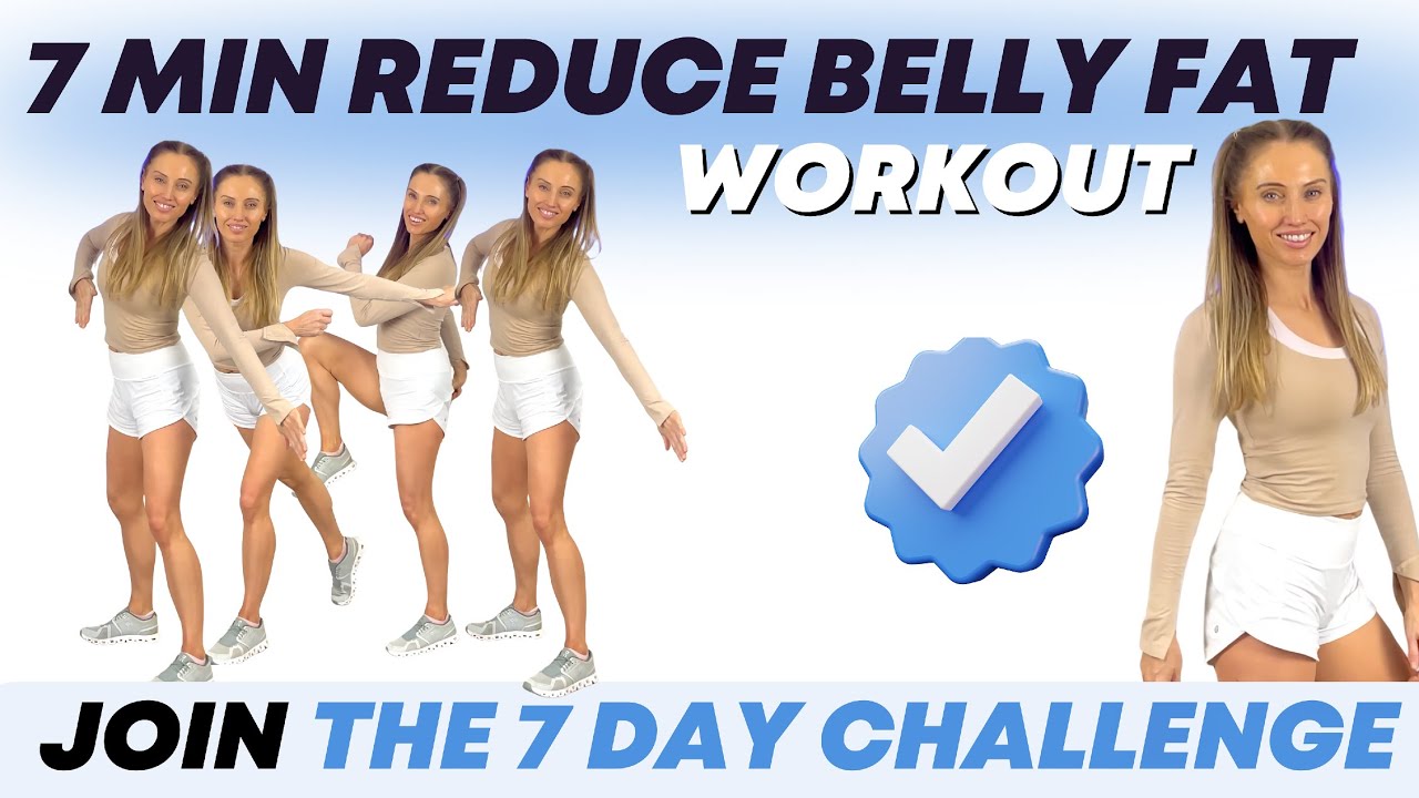 7 DAY CHALLENGE 7 MINUTE WORKOUT TO LOSE BELLY FAT - HOME WORKOUT TO LOSE  INCHES Lucy Wyndham-Read 