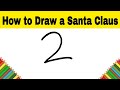 How to Draw a Santa Claus | Easy Drawing for kids | Christmas Drawing for kids