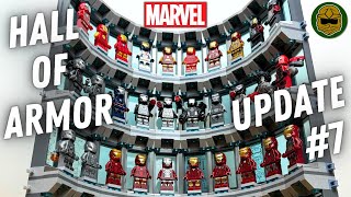 4+: Minifigures Added: LEGO® Marvel Avengers Iron Man Hall of Armor Update #7!