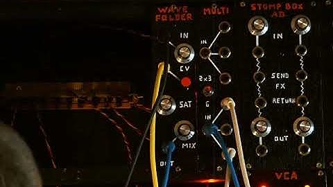 SYNTHETISEUR MODULAIRE DIY - TRIPLE WAVE FOLDER