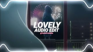 lovely - billie eilish, khalid [edit audio]