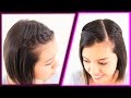 Peinados fáciles para cabello corto | Peinado con trenza | hairstyle for short hair