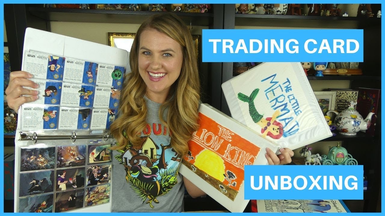 Disney Trading Card Unboxing YouTube