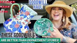 THESE GOODWILLS ARE BETTER THAN DEPARTMENT STORES | Thrift Haul | Thrift For Resale | Goodwill Haul