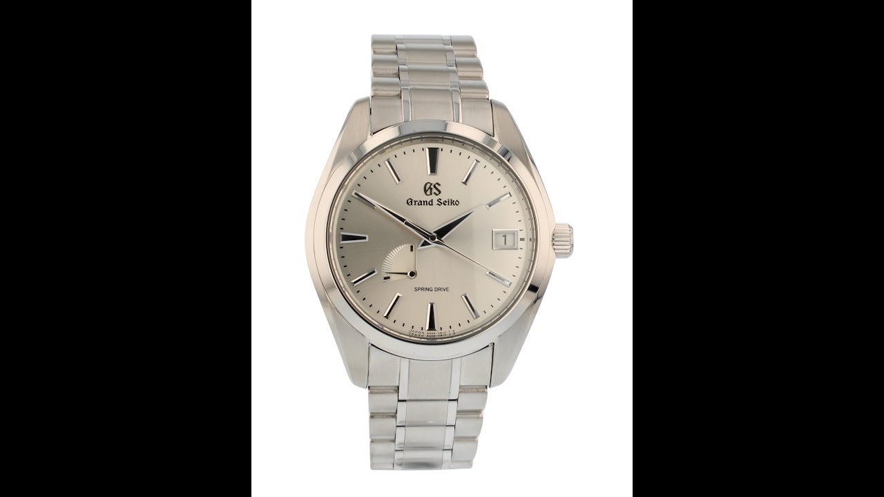 Grand Seiko Spring Drive Pre Owned Watch Ref SBGA201