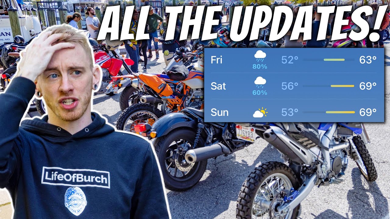 Will Rain Ruin This Weekend's Meetup?! Plus Broken Bike Updates! YouTube