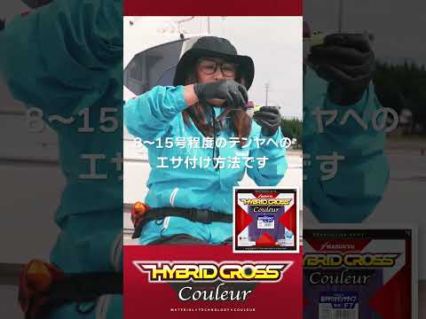 【タチウオ】ライトテンヤ　エサ付けが重要！「ハイブリッド クロス クルール」 #マルキユー #タチウオテンヤ #船釣り