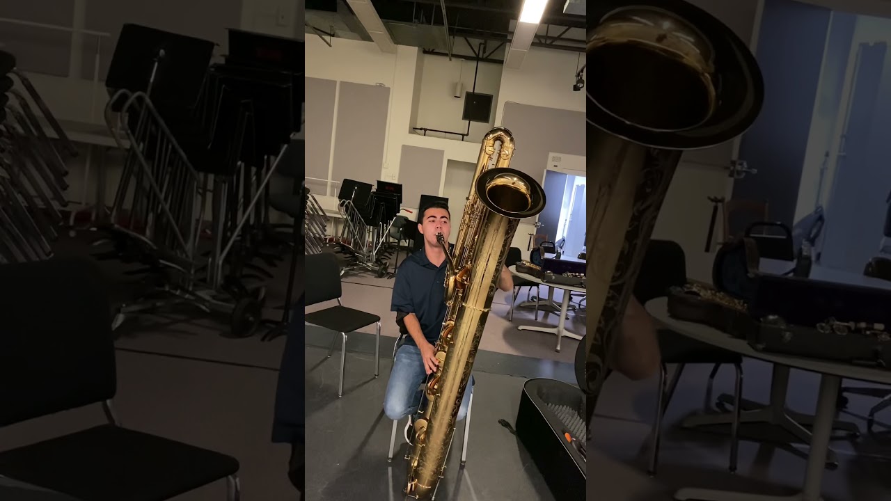 Moanin’ by Charles Mingus played on CONTRABASS SAXOPHONE