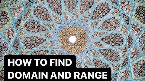 How to find DOMAIN AND RANGE | Math Simplified by Eman