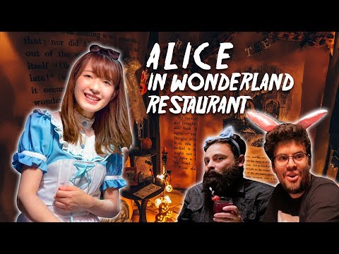 Fantasy Dining at the ALICE IN WONDERLAND RESTAURANT | Ginza, Tokyo