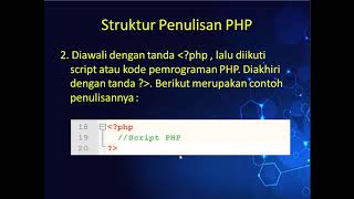 Pengenalan Bahasa Pemrograman PHP