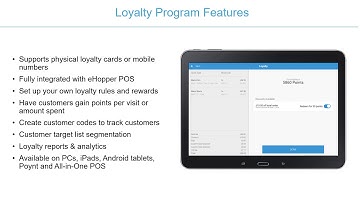 eHopper POS Loyalty Program
