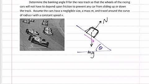 Dynamics - Particle kinetics Normal Tangential example 1