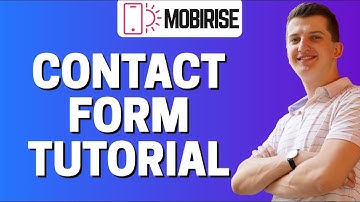 How To Add Contact Form In Mobirise