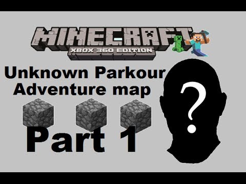 Minecraft xbox 360: Unknown Parkour Adventure Map - Part 1 - YouTube