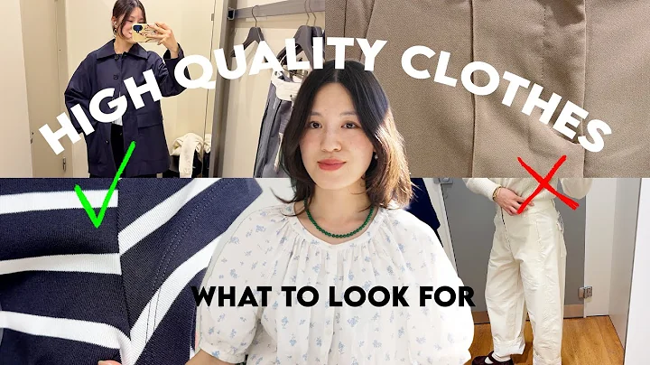 HOW TO FIND HIGH QUALITY CLOTHES | Dos & Don'ts
