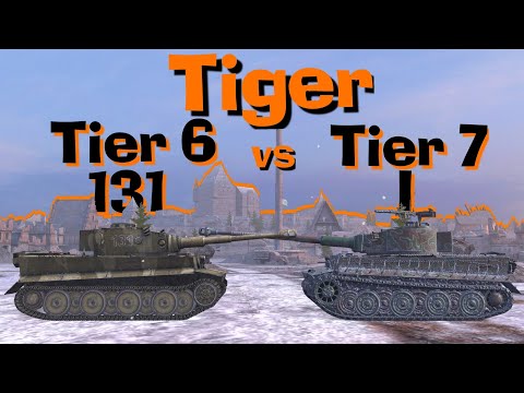 WOT Blitz Face Off || Tiger 131 vs Tiger I