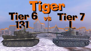 WOT Blitz Face Off || Tiger 131 vs Tiger I