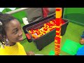 Kid challenge  build the tallest lego tower