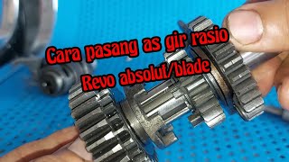 How to Assemble the Front Gear Ratio - REVO ABSOLUT - BLADE