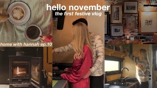 a cosy november vlog in the countryside & feeling festive 🌲❄️