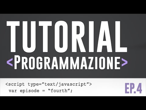 Imparare a programmare ep.4 (JavaScript)