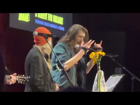 Patti Smith & Eugene Hutz - Ukrainian National Anthem (Benefit for Ukraine, NY)