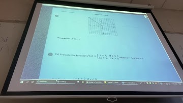 A1 4.7 Piecewise Functions Part 1