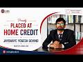 Jaybhaye Yogesh Placement Success Story | Home Credit | GIBS Business School | Best PGDM MBA College