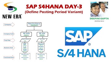 SAP S4HANA Day 3 By Deepak Gupta (Define Posting Period Variant)