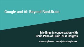 Google and AI: Beyond RankBrain