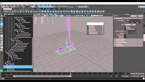 Maya Character Rigging Part 2   Rigging the leg with IK constraint