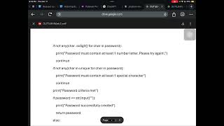 User Registration Instructions in Python