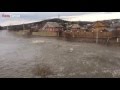 Затопило дорогу в посёлок Студёный