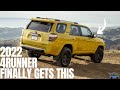 New Features!?! HUGE 2022 4Runner News!!