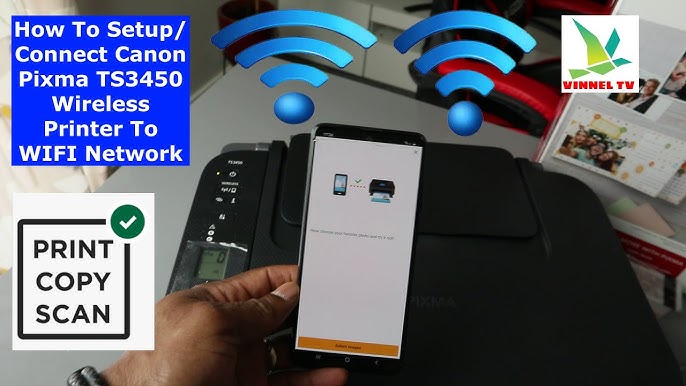Canon Pixma TS3450, 3451, 3452 WiFi Setup, Connect To Home Wireless Network, Review. - YouTube Canon Pixma Ts3450, 3451, 3452 Wifi Setup, Connect To Home Wireless Network, Review. - Youtube