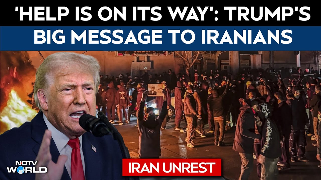 Iran Protests | "Keep Protesting, Help Is On Its Way": Trump's Big Message To Iranians