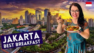 Eating the World's Best Breakfast in JAKARTA Indonesia 🇮🇩 | Indonesian Food