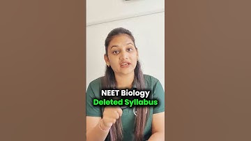 NEET Biology Deleted Syllabus 😱 | Class 11 & 12 Official List #neetbiology #neet2026 #nta #update
