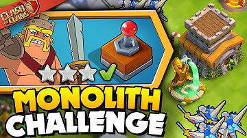 Easily 3 Star Monolith Mayhem Challenge (Clash of Clans)
