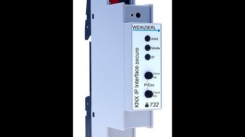 Weinzierl KNX IP Interface 732 secure