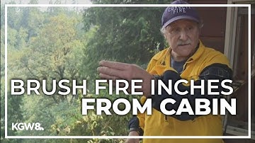 Neighbor helps save cabin, homeowners from wildland fire