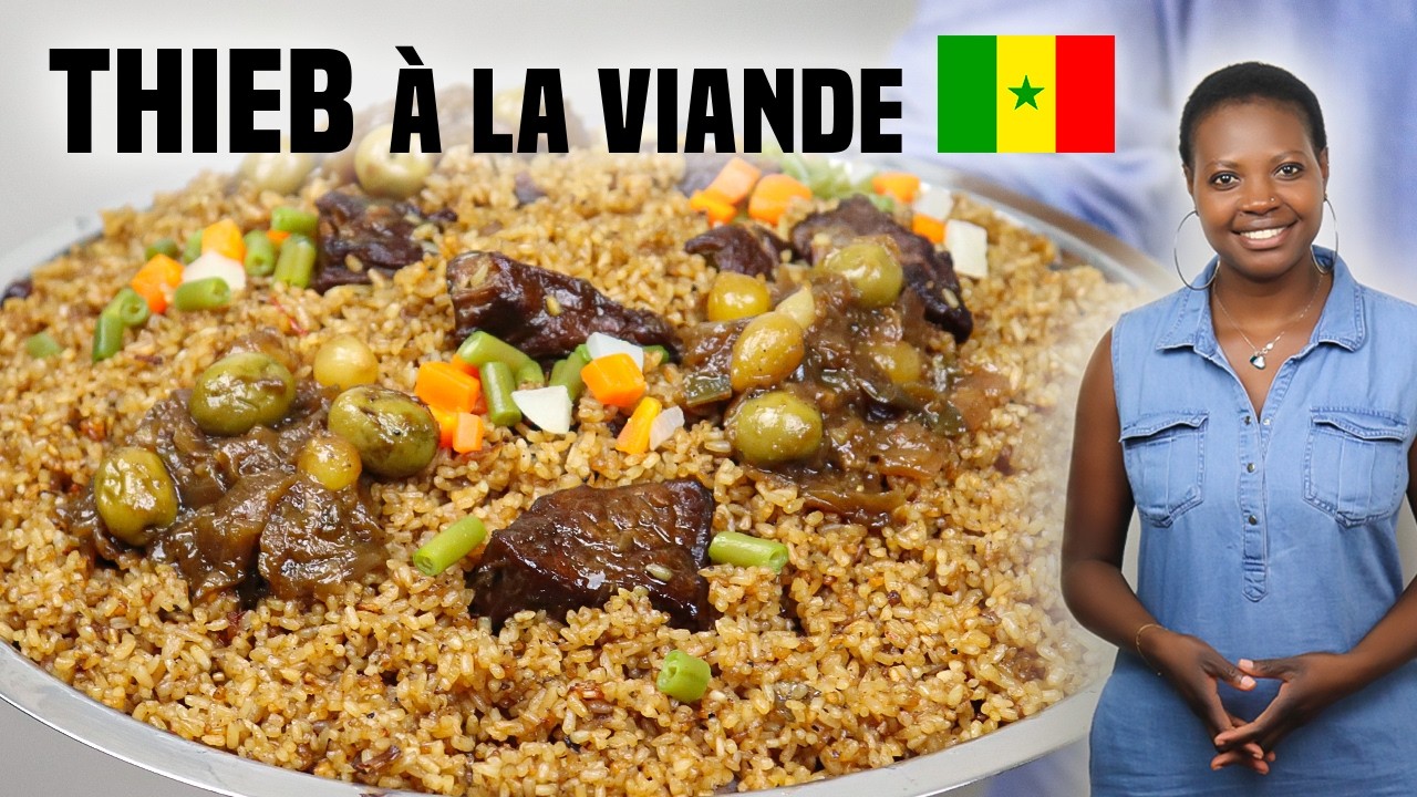 Comment Préparer un THIEBOU YAPP 🇸🇳 (RIZ à la VIANDE) Cuisine SÉNÉGALAISE