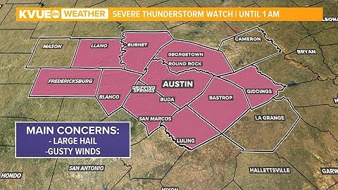 RADAR: Tracking strong storms across Central Texas | KVUE