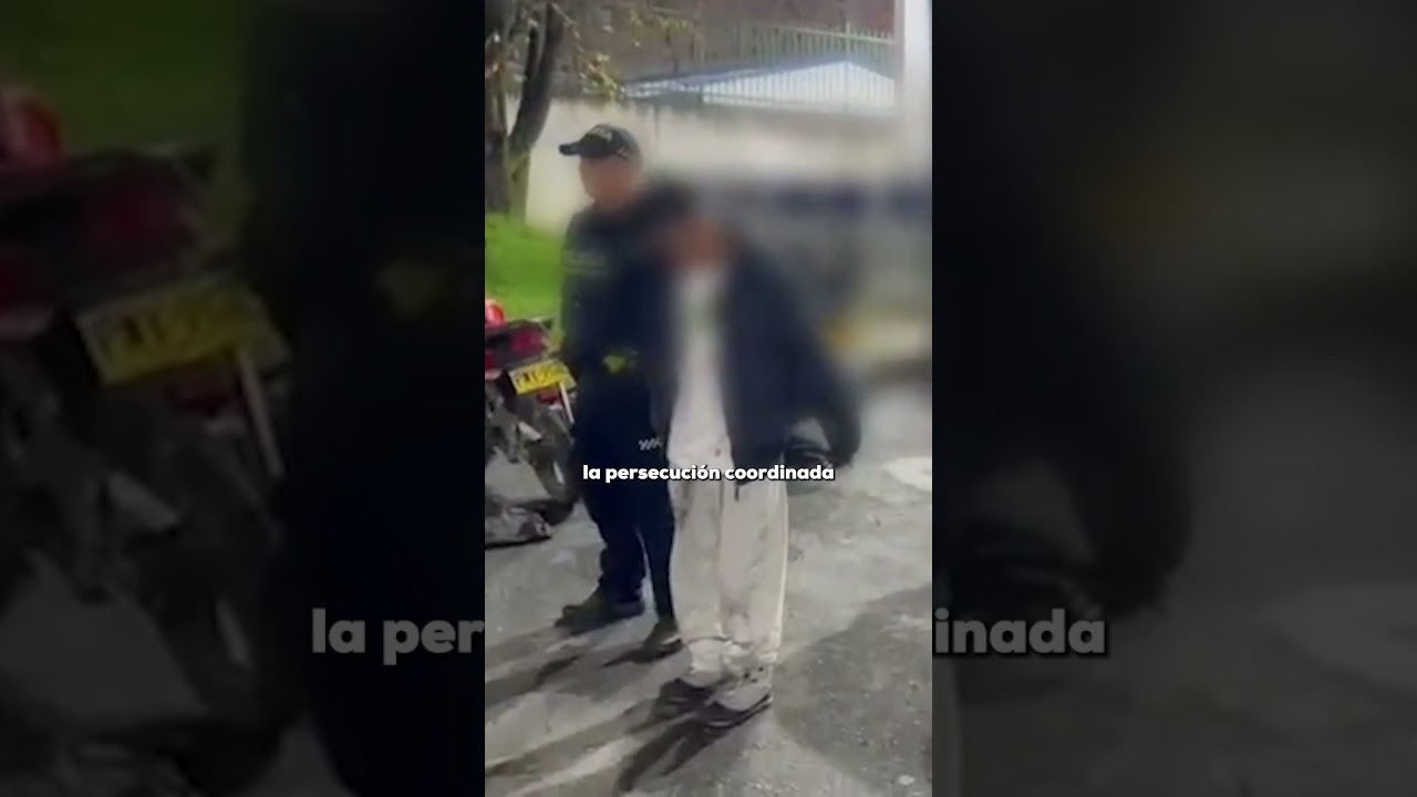 Pretendían salirse con la suya tras hurtar camioneta, pero del Halcón nadie se escapa en Bogotá