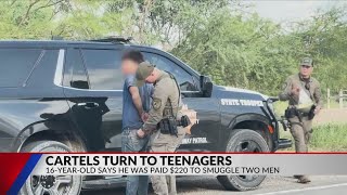 Cartels using teens to smuggle people and drugs across the border